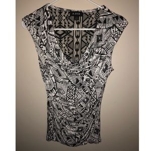 Black and White Aztec Tee